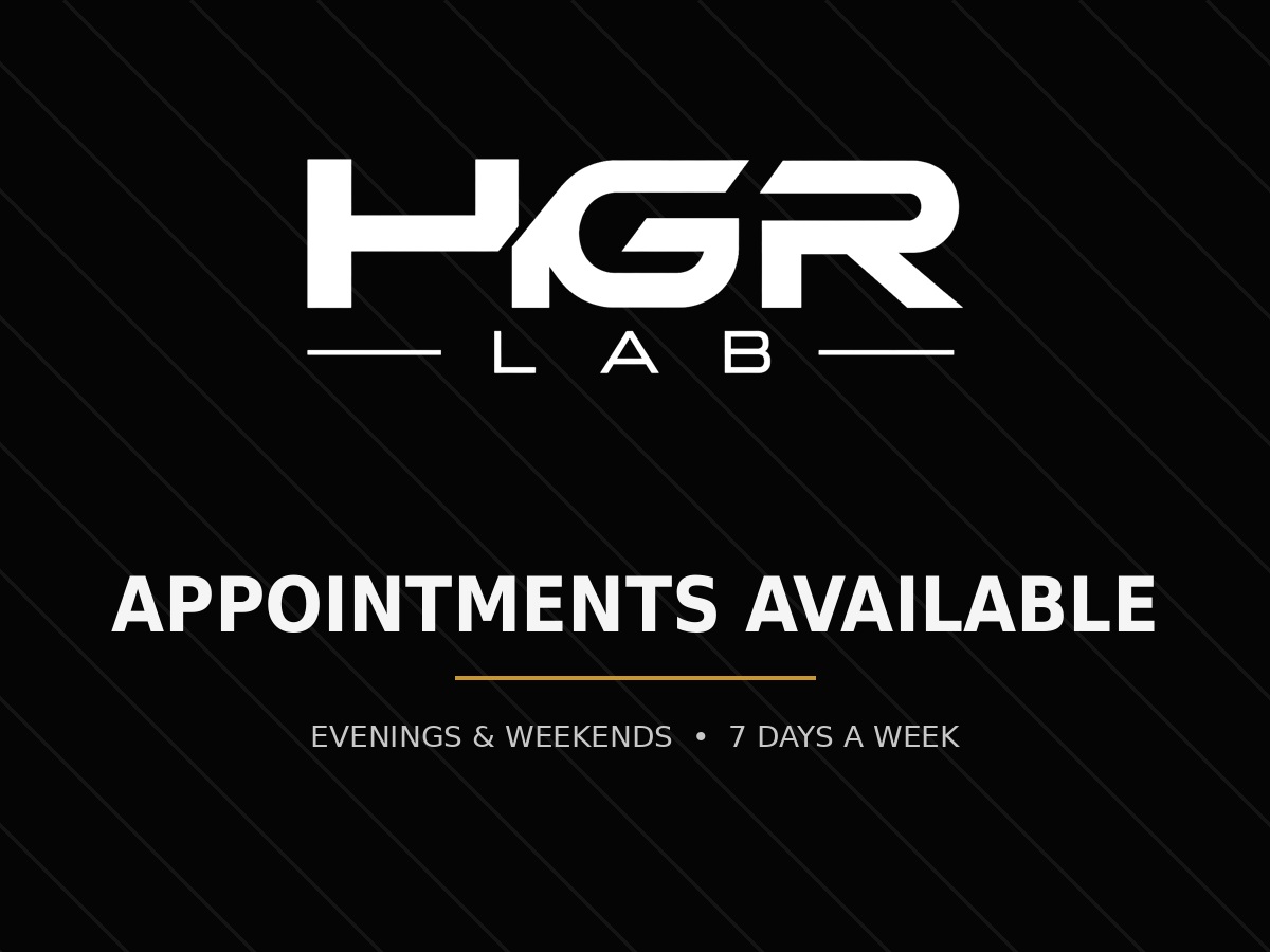 HGR LAB appointments available